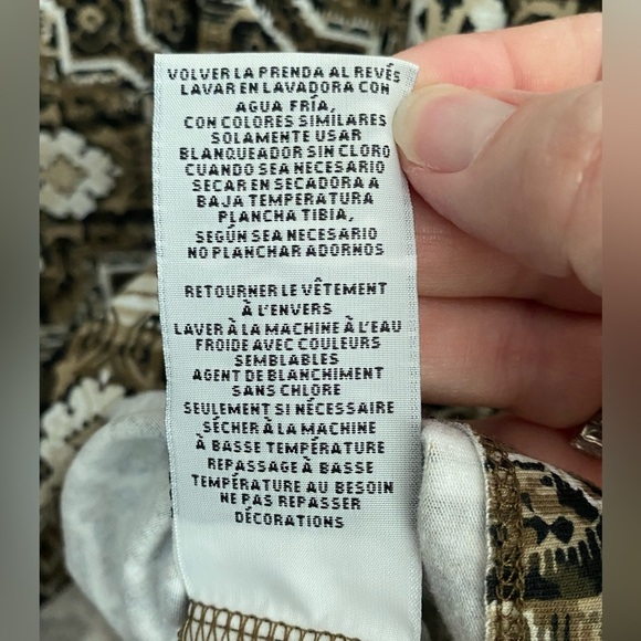 Lark Lane Top Women's Size 2X Multicolor Blouse - Picture 7 of 8